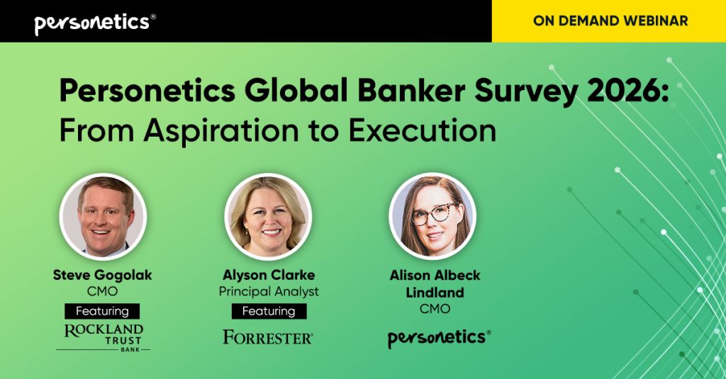 Join Personetics 2026 Global Banker Survey Webinar: From Aspiration to Execution